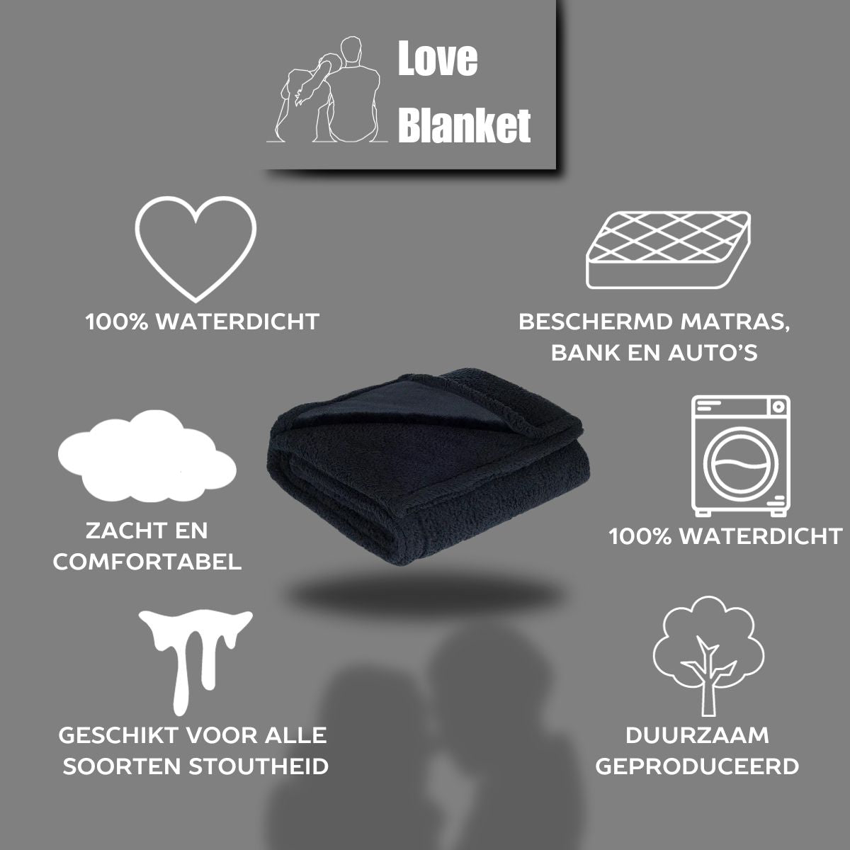 Love Blanket - Waterdichte Deken